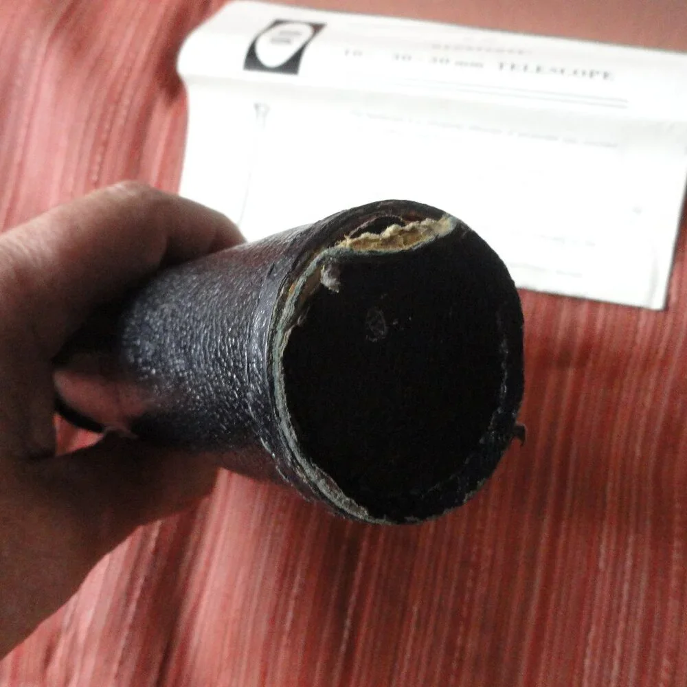VTG Sans & Streiffe #607 hand telescope W case~ repair